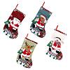 4Pcs Cloth Christmas Stockings Sets JX066A-1