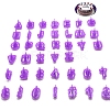 PP Plastic Cookie Cutters LETT-PW0002-53-2