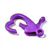 Opaque Acrylic Lobster Claw Clasps SACR-T358-03A-4