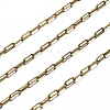 Brass Paperclip Chains X-CHC-S008-001C-AB-2