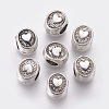 Alloy European Style Beads MPDL-WH0002-06AS-1