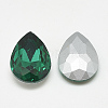 Pointed Back Glass Rhinestone Cabochons RGLA-T081-6x8mm-15-2