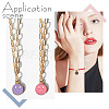 52Pcs 13 Colors Alloy Enamel Charms PALLOY-AB00179-7