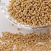 Electroplate 12/0 Glass Seed Beads X-SEED-Q003-01-2