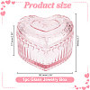 Heart Shaped Glass Jewelry Storage Boxes DIY-WH0899-48A-2