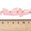 Raw Rough Natural Quartz Crystal Beads Strands G-Z131-J01-07-5