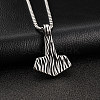 Vintage 304 Stainless Steel Viking Axe Pendant Necklaces for Men WG47AC0-01-3