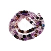 Dyed Natural Agate Beads Strands G-T138-211D-2