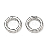Tarnish Resistant 304 Stainless Steel Spring Gate Rings X-STAS-D070-01P-1
