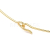 304 Stainless Steel Choker Necklaces NJEW-Q348-04G-1-3