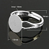 Brass Ring Components KK-C3044-10mm-S-1