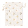 Christmas Theme Cotton Fabric Cloth Bag X-ABAG-H104-B01-2