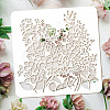 PET Hollow Out Drawing Painting Stencils DIY-WH0391-0596-3