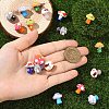 7Pcs 7 Colors Handmade Lampwork Bumpy Beads LAMP-YW0001-94-3
