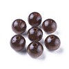 Lightcoffee Round Natural Wood Beads X-TB25MMY-5-1