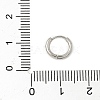 316 Stainless Steel Micro Pave Clear Cubic Zirconia Hoop Cartilage Earrings WG9FB89-04-3