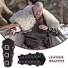 Leatheroid Punk Style Cuff Wristband for Bikers AJEW-WH0020-38B-5