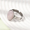 Adjustable 304 Stainless Steel Finger Rings for Women GG-CBA7994-04P-19-3