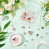 40Pcs 10 Styles Mixed Styles Handmade Lampwork Beads LAMP-PA0001-68B-4