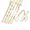 Brass Micro Pave Cubic Zirconia Mittens Bracelets BJEW-C156-01G-5