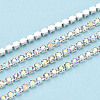 Brass Rhinestone Strass Chains CHC-T001-SS4.5-02S-1