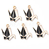 Alloy Enamel Pendants ENAM-R058-02C-1