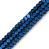 Electroplate Non-magnetic Synthetic Hematite Beads Strands G-I175-09H-1