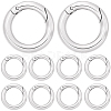 12Pcs Brass Spring Gate Rings KK-SC0008-03P-7
