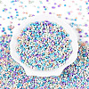 8/0 Baking Paint Glass Seed Beads SEED-S003-KM-01-3