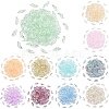 100Pcs Baking Paint Transparent Glass Pendants GLAA-YW0004-81A-2