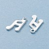 201 Stainless Steel Charms STAS-F162-22S-3