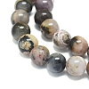 Natural Rhodonite Beads Strands X-G-G828-02-8mm-3