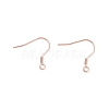 304 Stainless Steel Earring Hooks STAS-P221-04RG-2