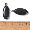 Synthetic Blue Goldstone Pendants GG-CBACB71-01P-16-3