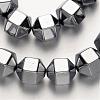 Electroplate Non-magnetic Synthetic Hematite Bead Strands G-F300-29A-01-1