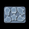 Starfish/Whale/Octopus Pendant DIY Silhouette Silicone Mold LS-DIY-K073-09A-5