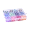 360Pcs 12 Style Transparent Crackle Acrylic Beads CACR-YW0001-03-6