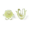Spray Paint ABS Plastic Imitation Pearl Beads MACR-N013-001E-3