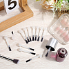 100Pcs Plastic Nail Polish Replacement Brushes for Manicure MRMJ-CP0001-48-3
