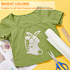 3D Puff Heat Transfer Vinyl DIY-WH0349-11-4