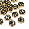 Golden Plated Alloy Charms LS-ENAM-S118-02H-4