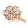 Seed Beads & Glass Beaded Pendants PALLOY-MZ01299-02-3