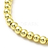 Rack Plating Brass Round Bead Slider Bracelets for Women LS-BJEW-M232-01G-A-3
