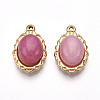 Dyed Natural White Jade Pendants STAS-T064-61B-1