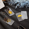 BENECREAT DIY Transparent Acrylic Keychain Clasps Making Kits DIY-BC0001-67-5