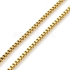 304 Stainless Steel Add a Bead Adjustable Box Chains Bracelets for Women BJEW-M307-01A-G-2