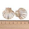 Acrylic Imitation Shell Pendants OACR-F012-04-3