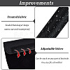 3 Pairs 3 Styles PU Leather Door Knob Cover FIND-MA0001-21B-3