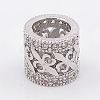 Brass Micro Pave Cubic Zirconia  Beads ZIRC-K003-14P-NR-2
