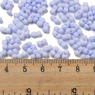 Macaron Color Opaque Frosted Glass Seed Beads SEED-K009-12B-12-1